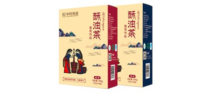 华羚牦牛乳品 酥油茶400g盒装 400g原味