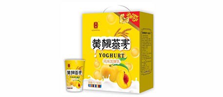 雪顿 黄桃+燕麦风味发酵乳低温酸奶箱装160g*12/杯 酸奶